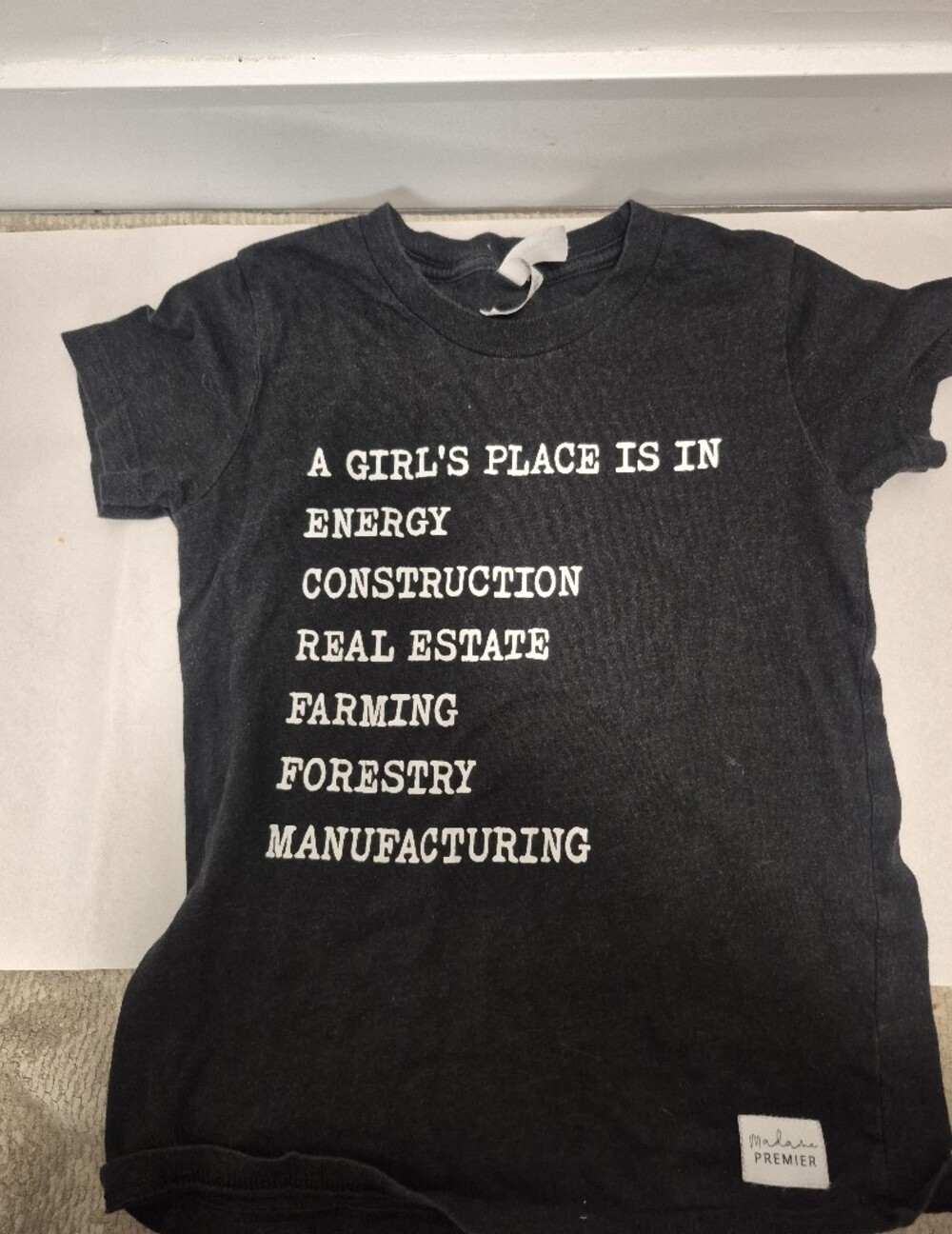 Madame Premier Premier Black Tee A GIRLS PLACE